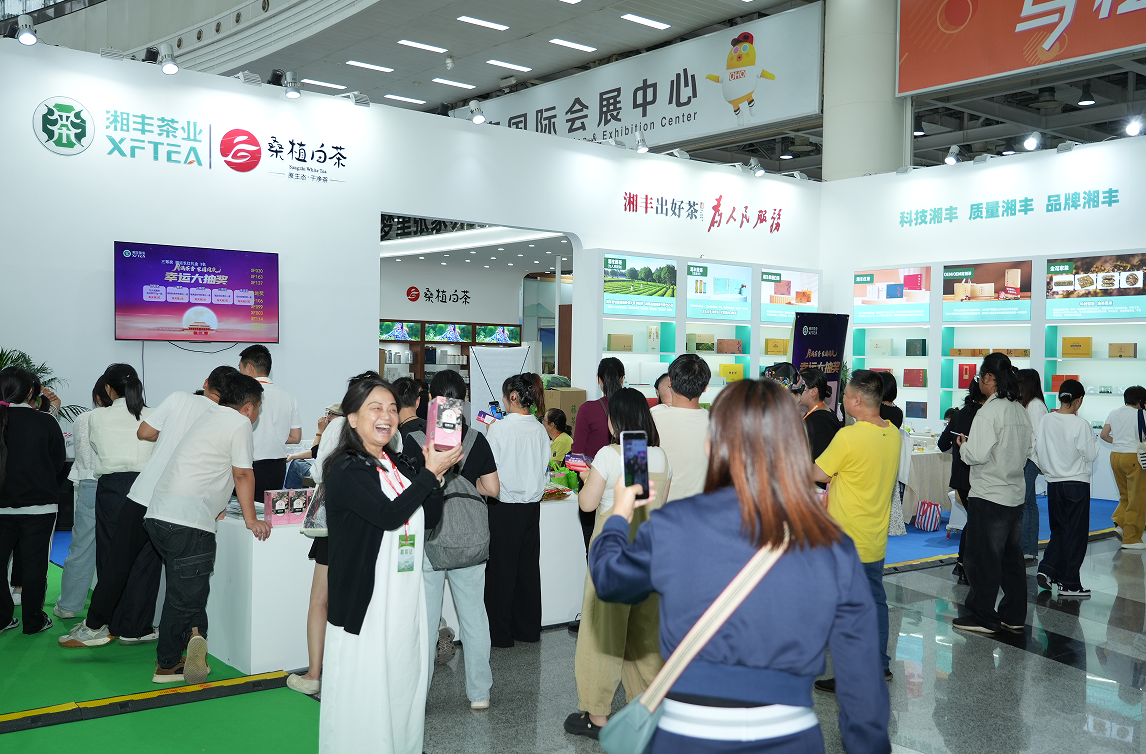 湘豐茶業(yè)精彩亮相2025第十七屆湖南茶業(yè)博覽會! 湘豐茶業(yè)精彩亮相2025第十七屆湖南茶業(yè)博覽會!